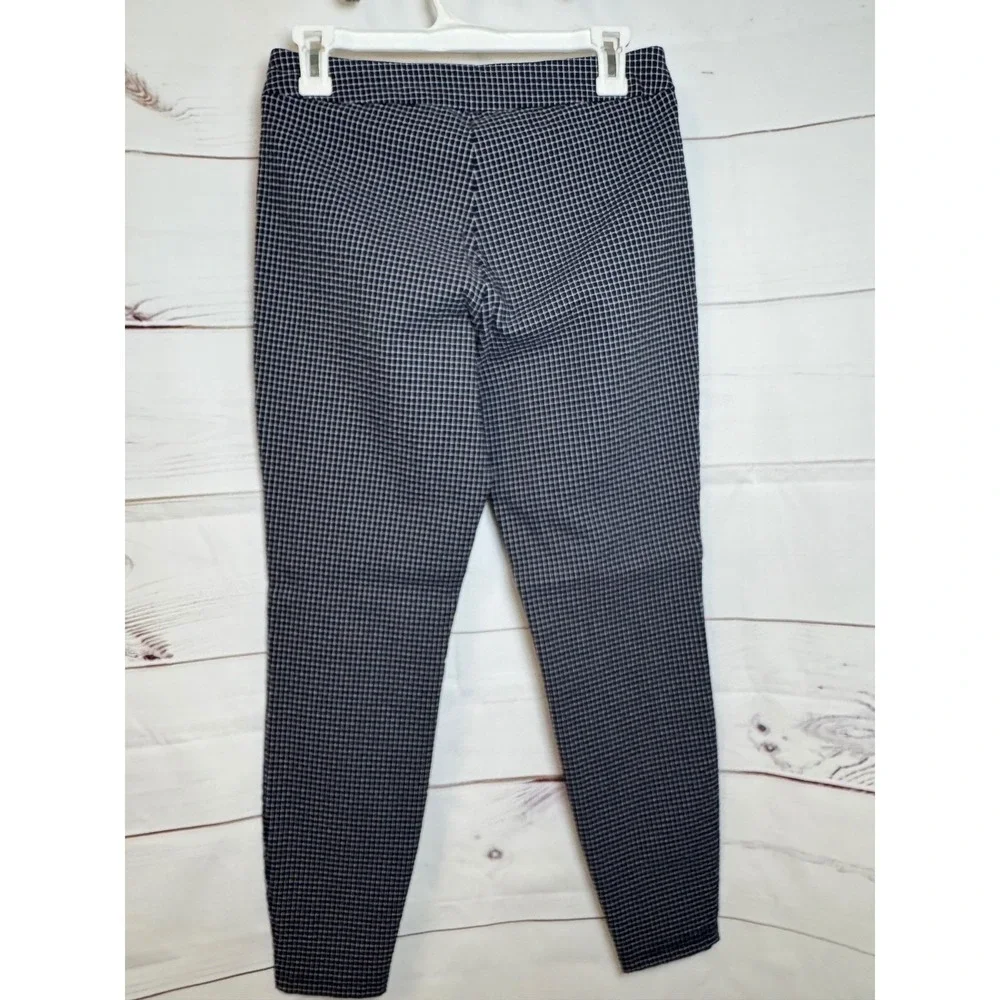 Nanette Lepore Women's Navy‎ Blue Checkered Pants / Size S / Sku0059